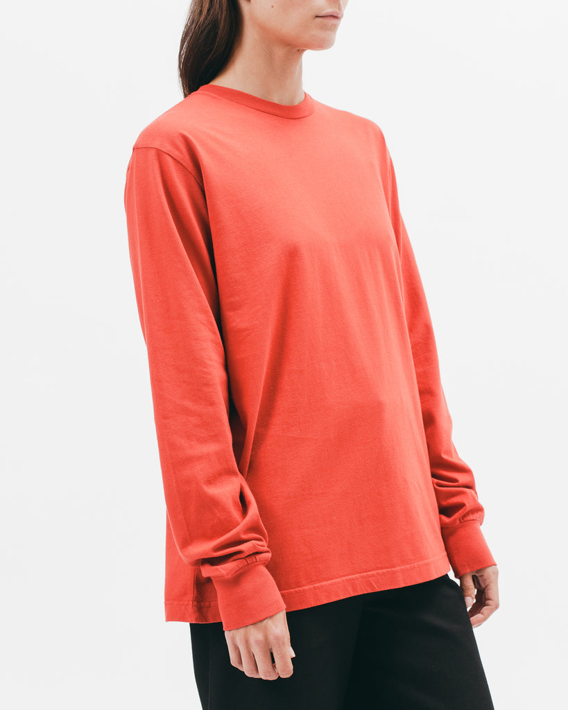 Natural Dyed Block L/S Jersey - Tomato - [product _vendor]