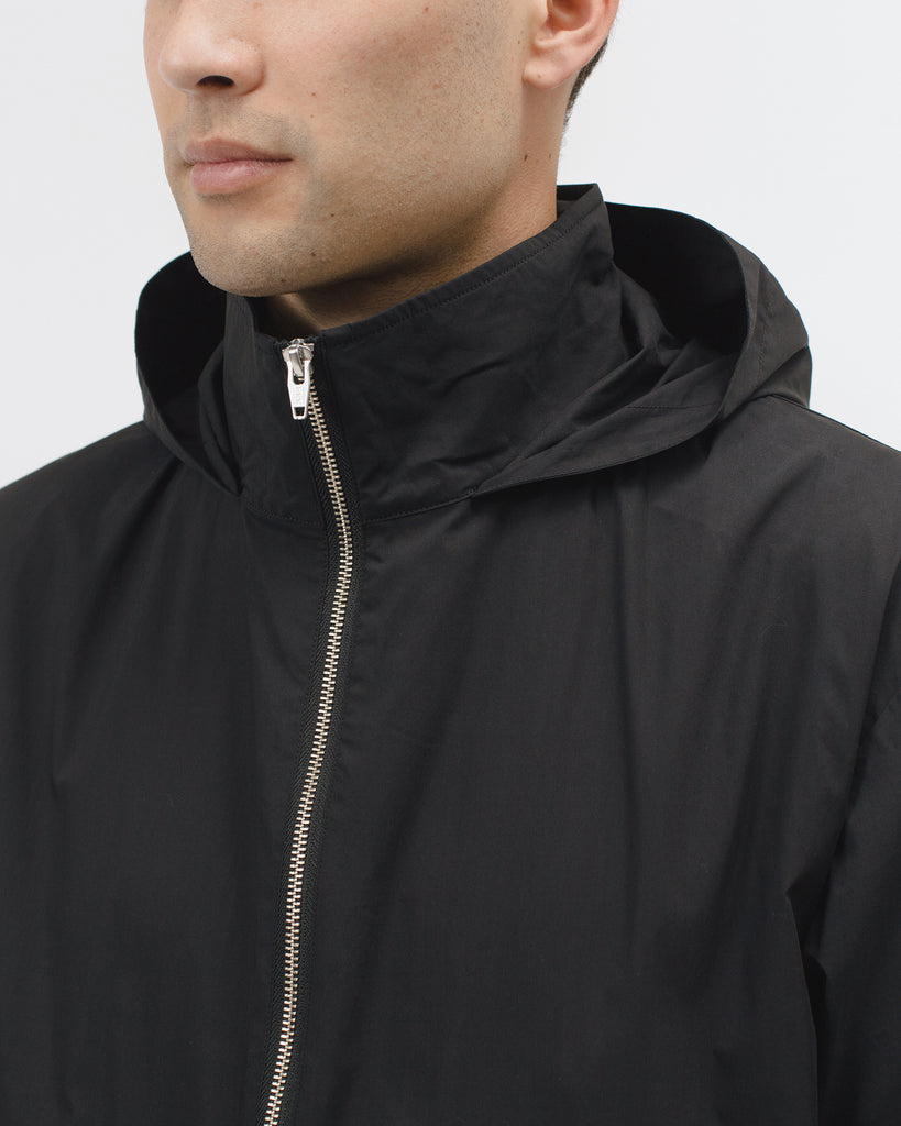 Zip Hooded Jacket - Black - [product _vendor]