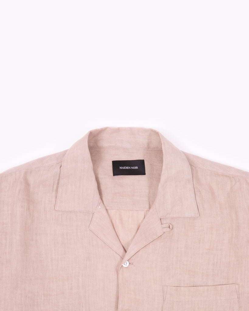 Linen LS Shirt - Villa Pink