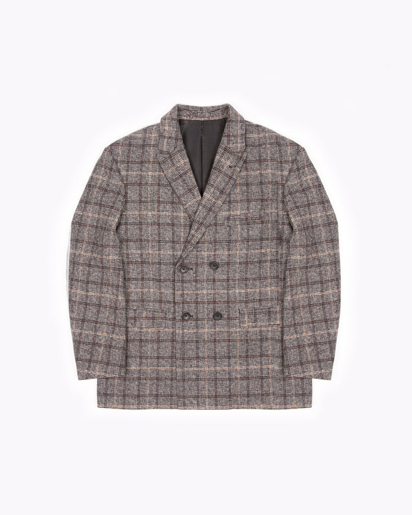 Double Breasted Jacket - Glen Plaid