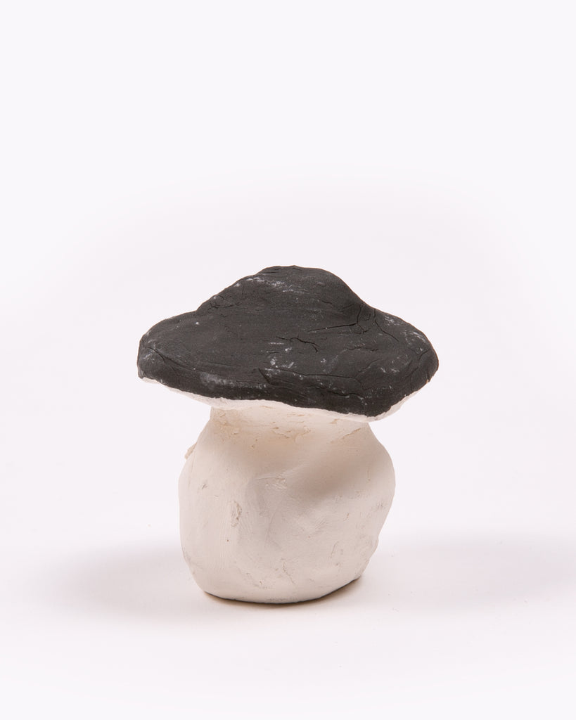 Shroom Ceramic Incense Holder - Black