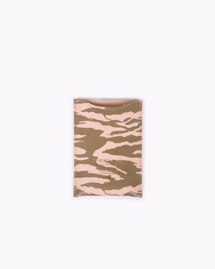 Leather Wallet - Camo