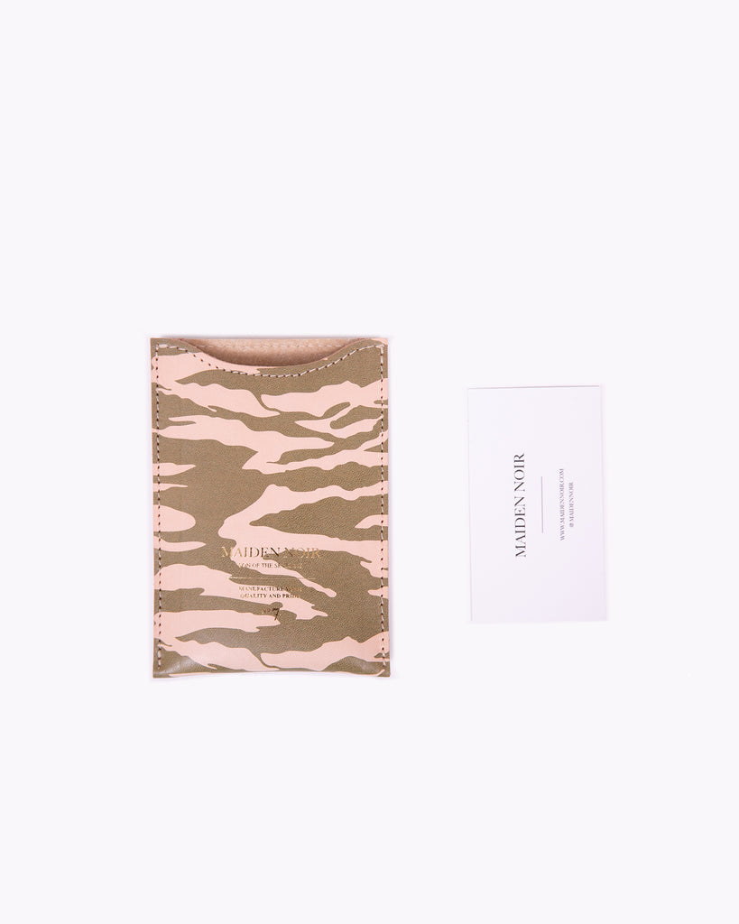 Leather Wallet - Camo