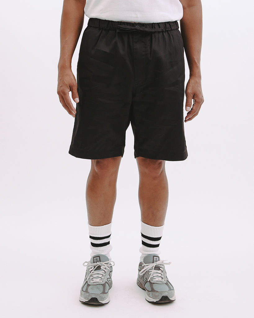 Elastic Cotton Short - Black