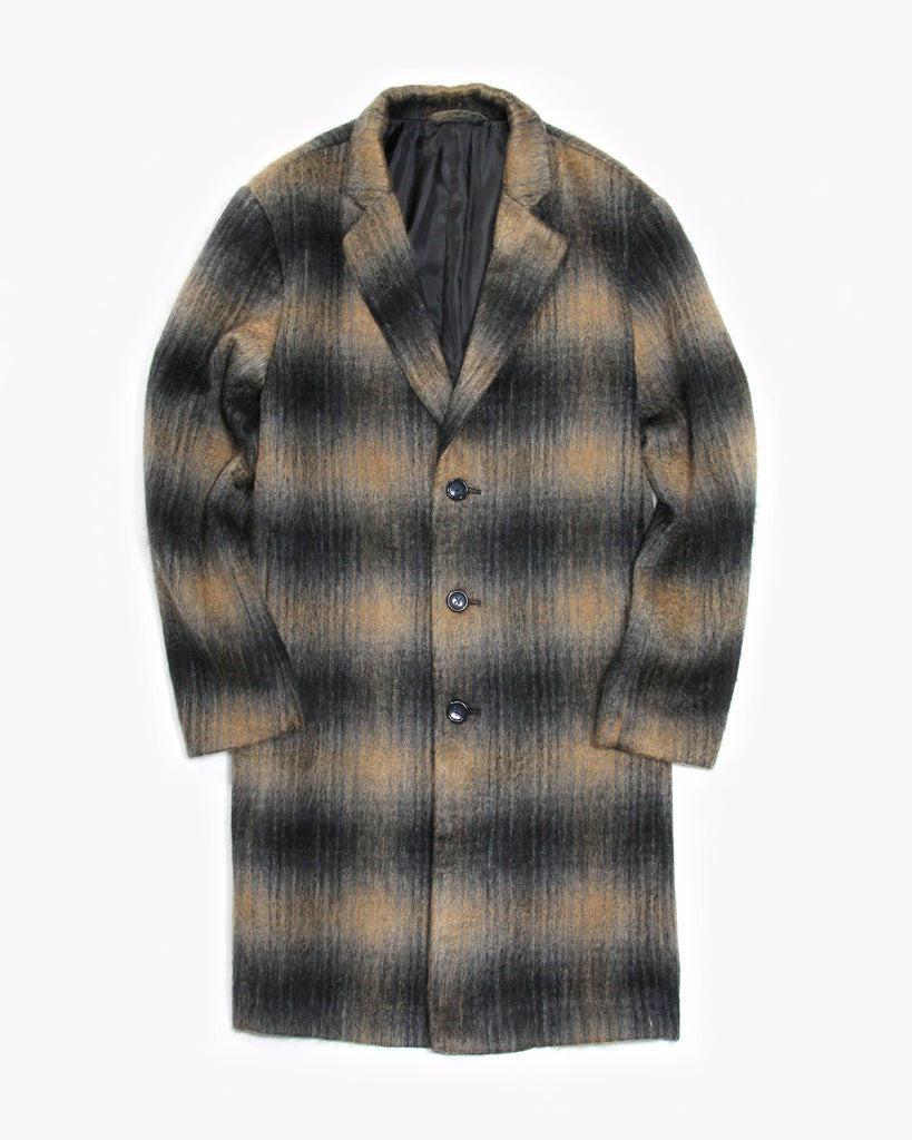 Wool Overcoat - Plaid