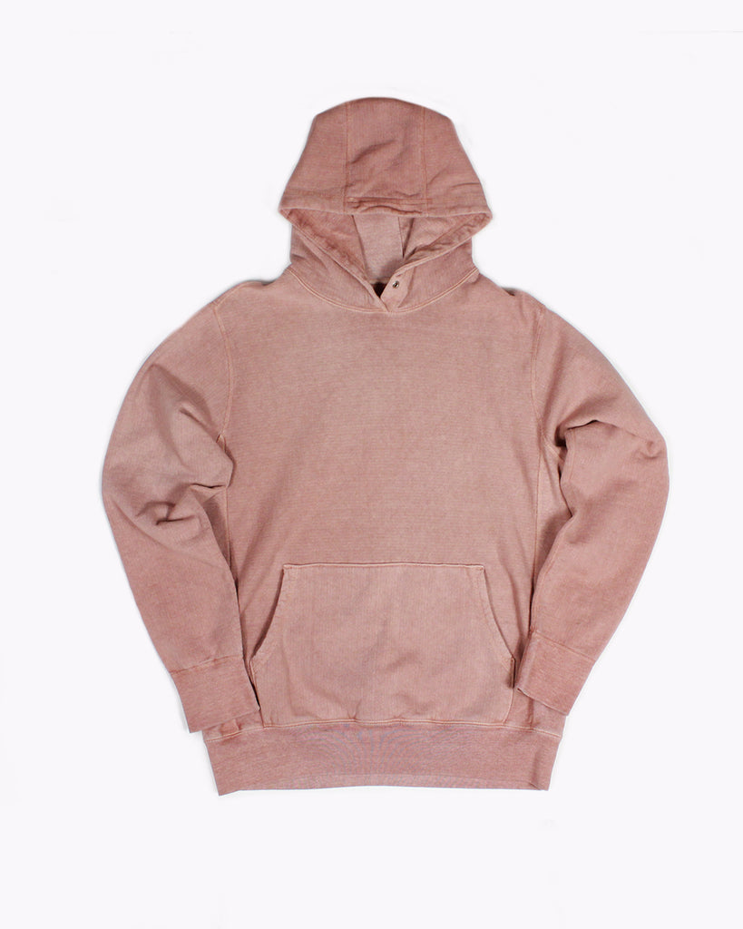 Natural Dyed Hoodie Fleece - Dusty Pink
