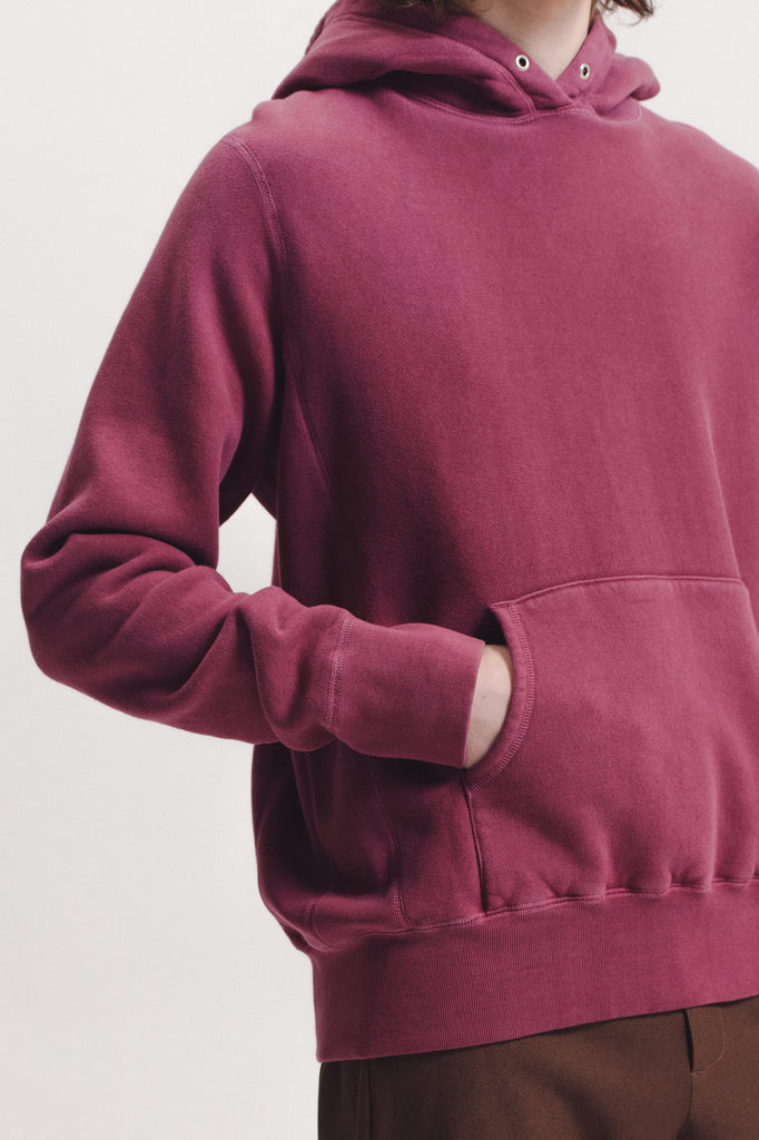 Natural Dyed Hoodie Fleece - Berry - [product _vendor]