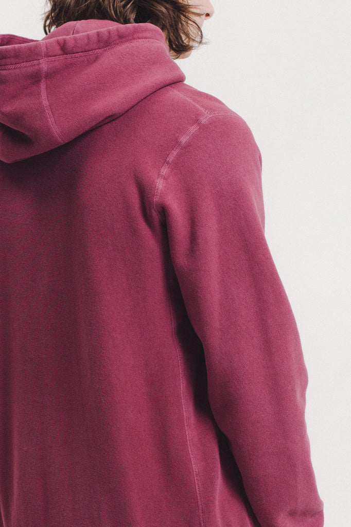 Natural Dyed Hoodie Fleece - Berry - [product _vendor]