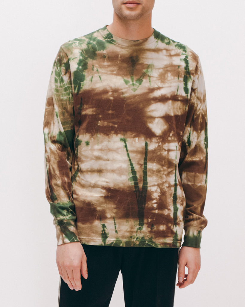 Natural Dyed Block L/S Jersey - Woodland Tie Dye - [product _vendor]