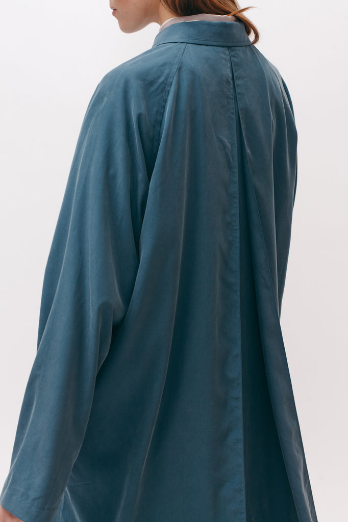 Long Overcoat - Dark Teal W