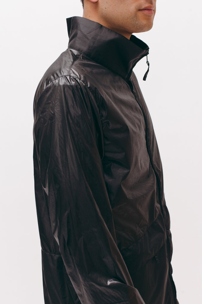 Nylon Warm Up Jacket - Black - [product _vendor]