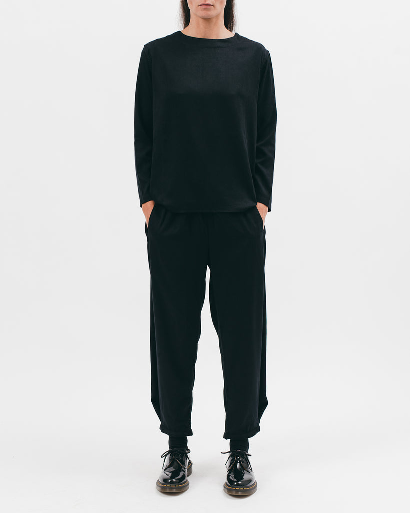 Pleated LS Overshirt - Black - [product _vendor]