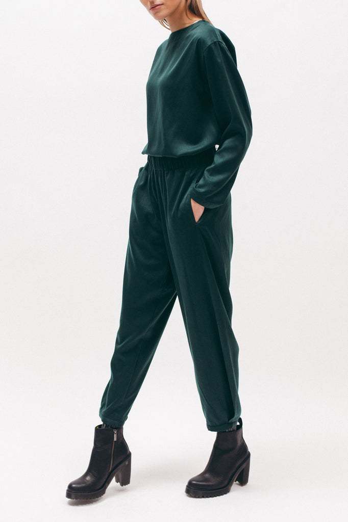 Cuff Trouser - Emerald - [product _vendor]