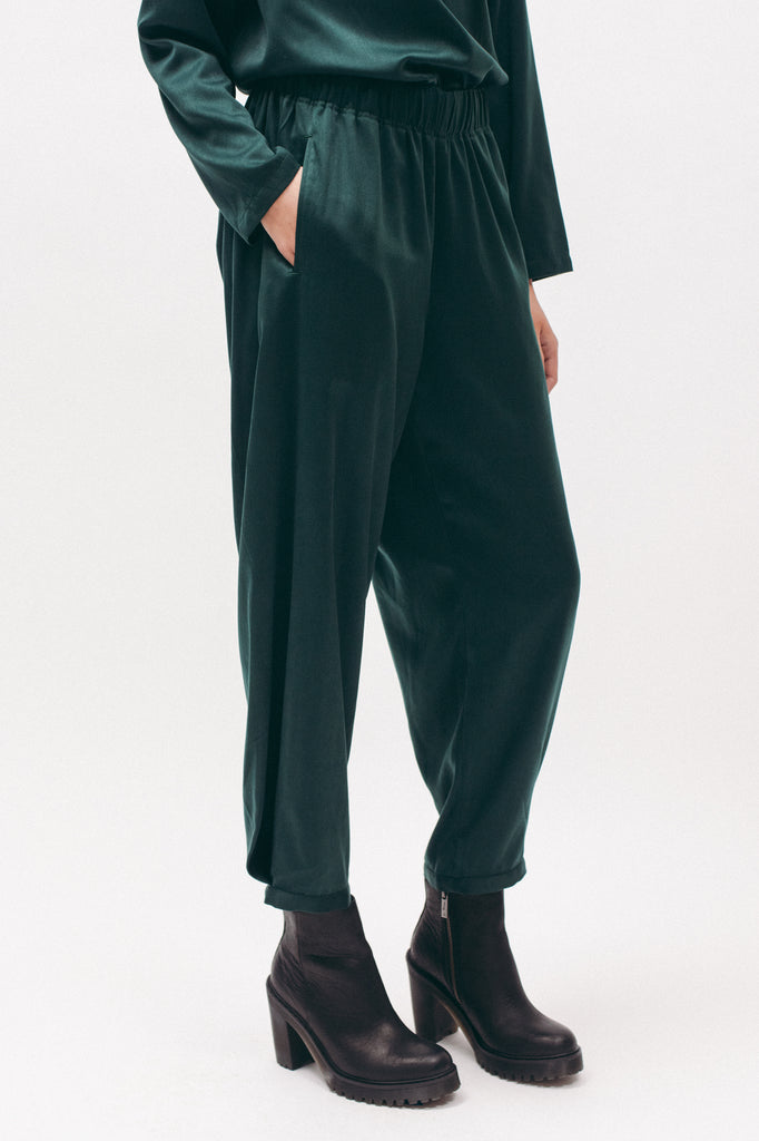 Cuff Trouser - Emerald - [product _vendor]