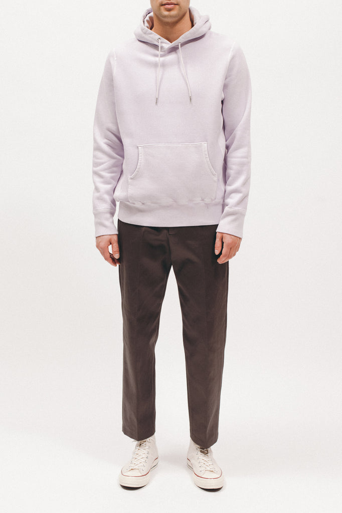 Natural Dyed Hoodie Fleece - Lavender