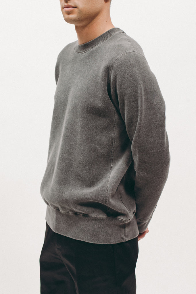 Natural Dyed Crew Fleece - Charcoal - [product _vendor]