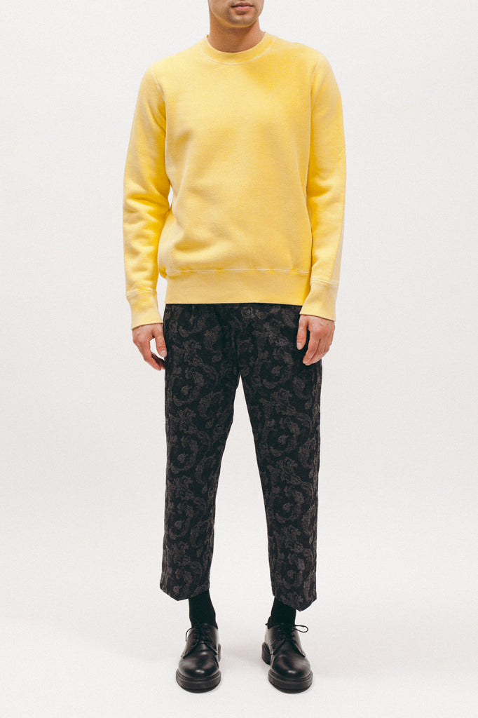 Natural Dyed Crew Fleece - Lemon - [product _vendor]