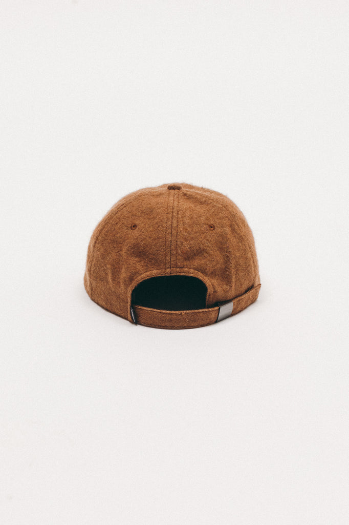 Brushed Wool Ball Cap - Brown - [product _vendor]