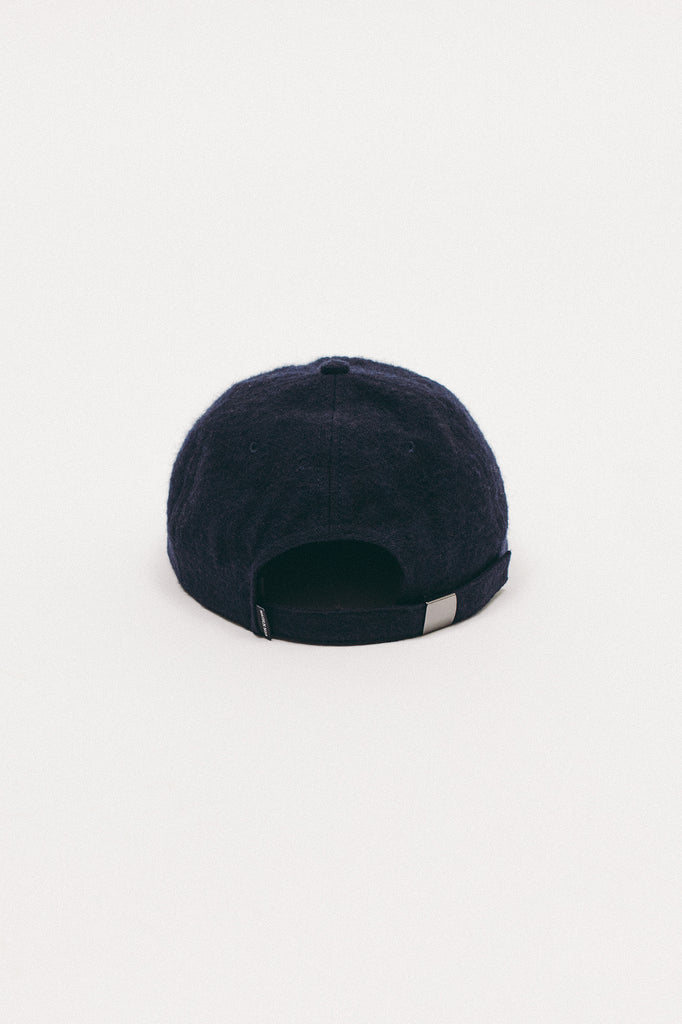 Brushed Wool Ball Cap - Navy - [product _vendor]