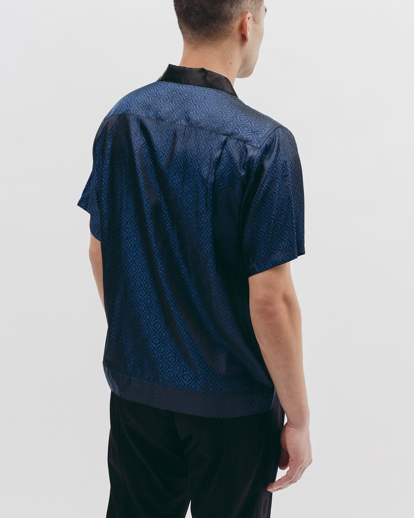 Tile S/S Shirt - Navy - Maiden Noir