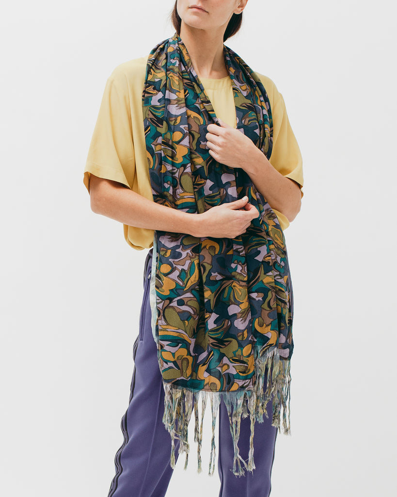 Tropical Rayon Oversized Scarf - Lavender - Maiden Noir