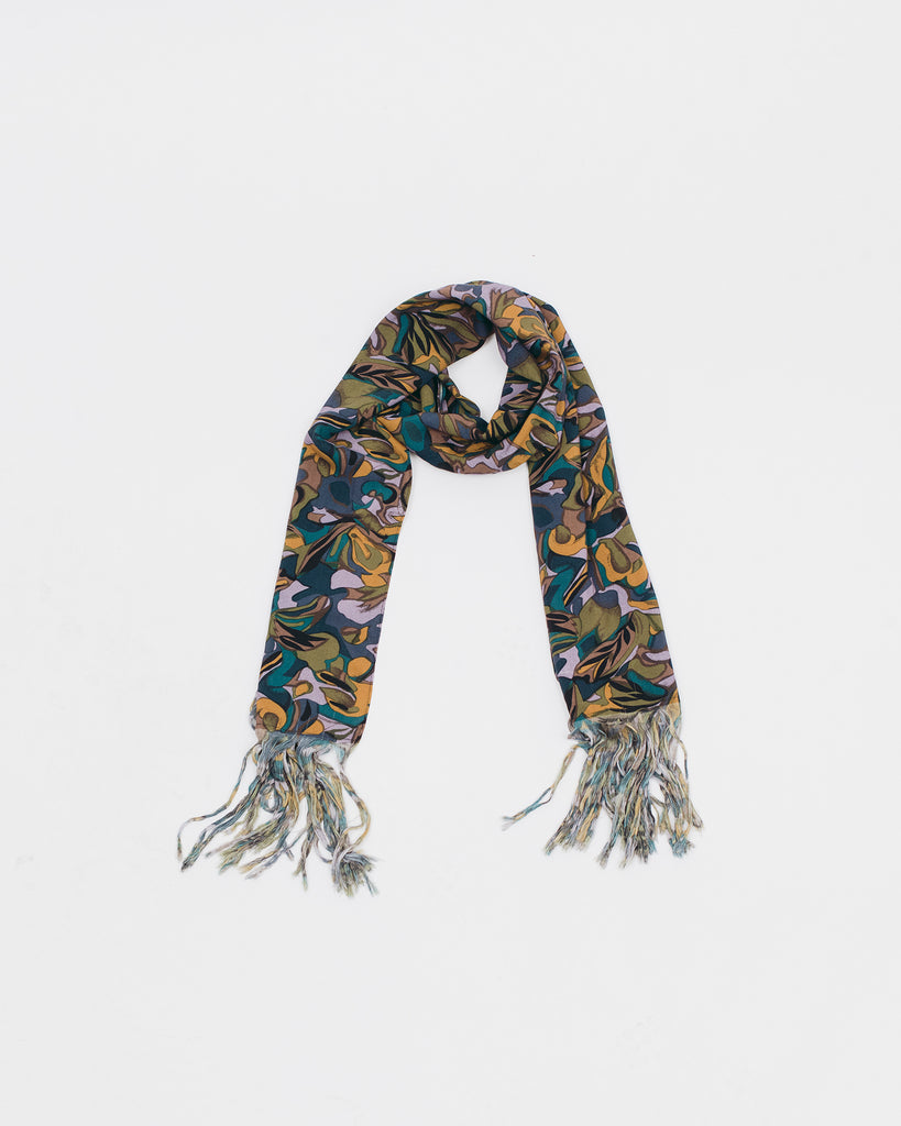 Tropical Rayon Oversized Scarf - Lavender - Maiden Noir