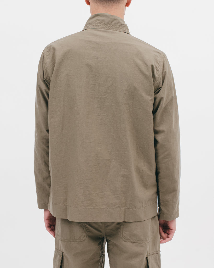 Nylon Poplin LS Shirt - Moss - [product _vendor]