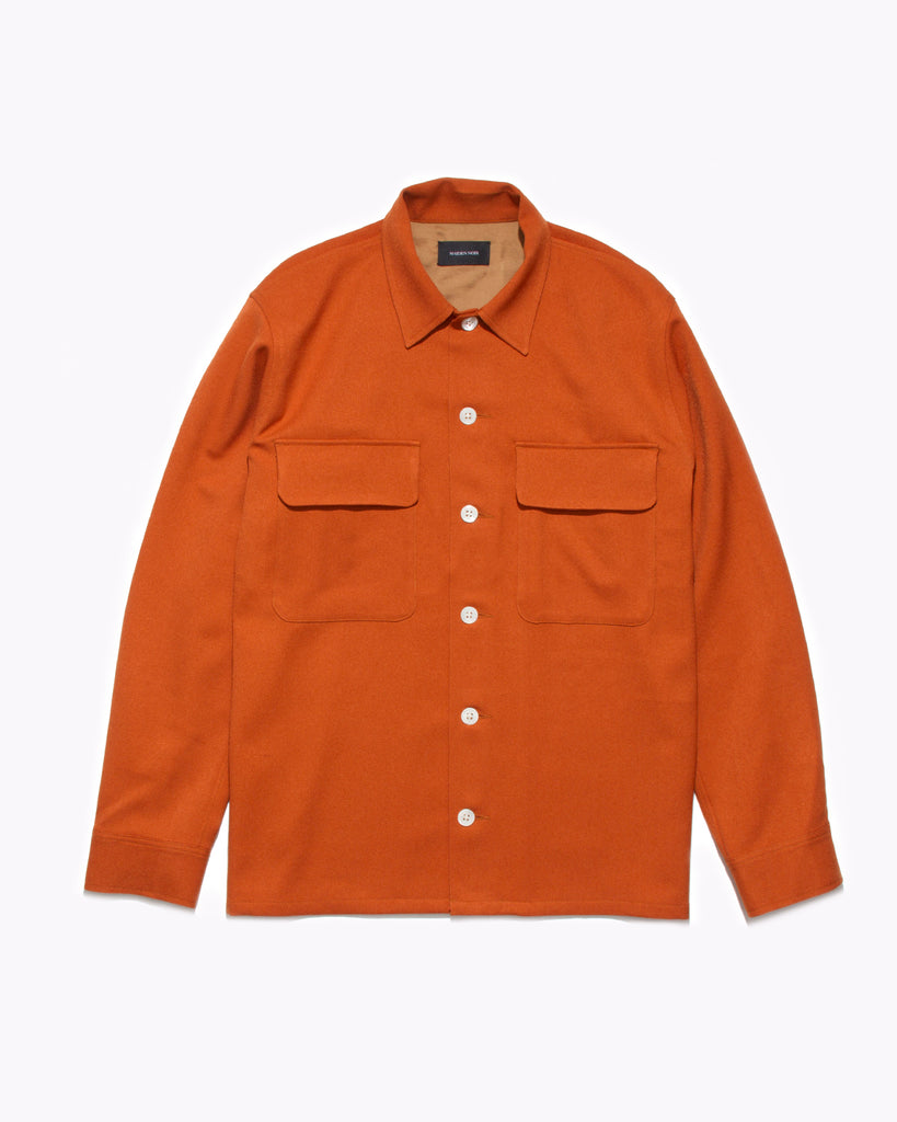 Boxy LS Shirt - Terracotta