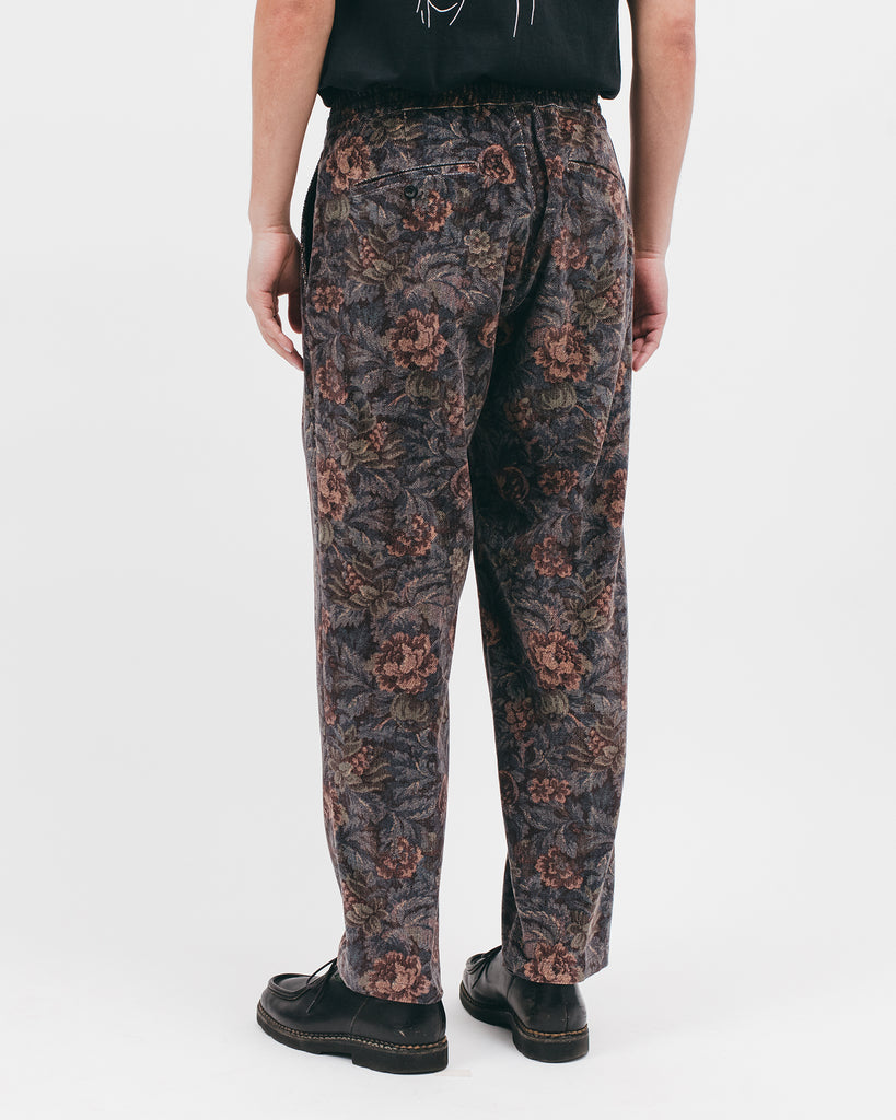 Relaxed Pleated Trouser - Dusk Floral - [product _vendor]