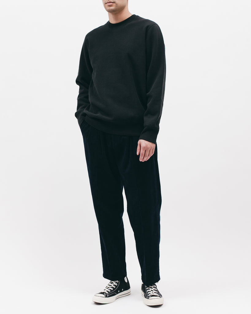 Natural Dyed Crew Fleece - Black - [product _vendor]