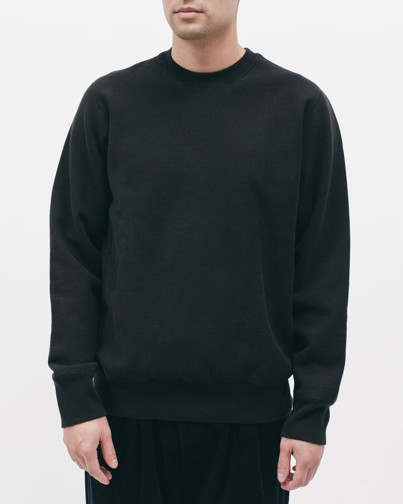 Natural Dyed Crew Fleece - Black - [product _vendor]