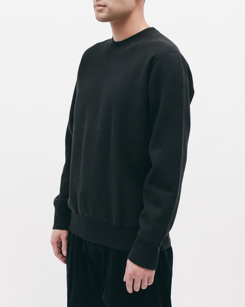 Natural Dyed Crew Fleece - Black - [product _vendor]