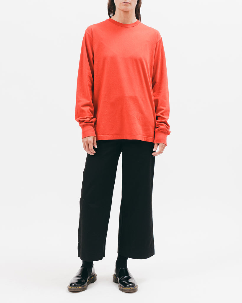 Natural Dyed Block L/S Jersey - Tomato - [product _vendor]