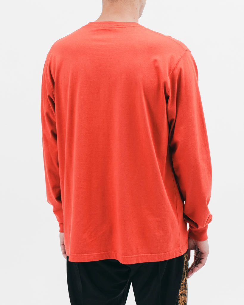 Natural Dyed Block L/S Jersey - Tomato - [product _vendor]