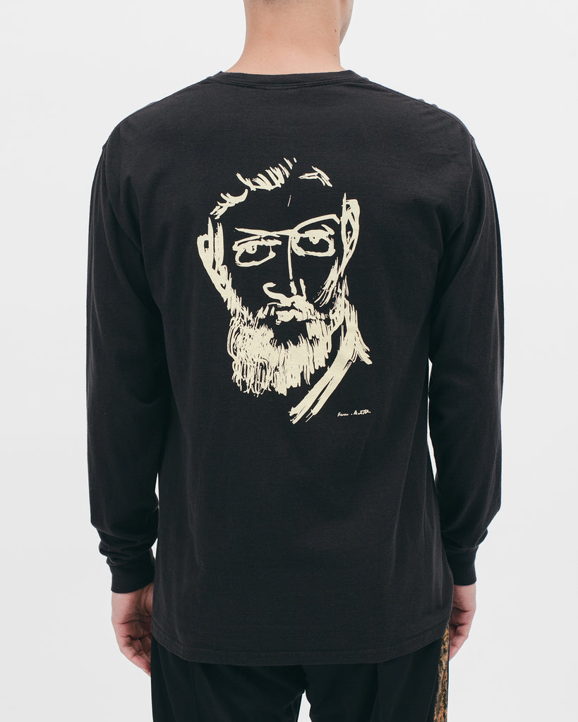 Self Portrait L/S Tee - Black - [product _vendor]