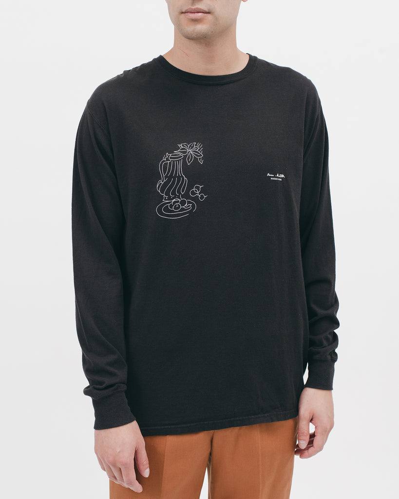 Window Into Tangier L/S Tee - Black - [product _vendor]