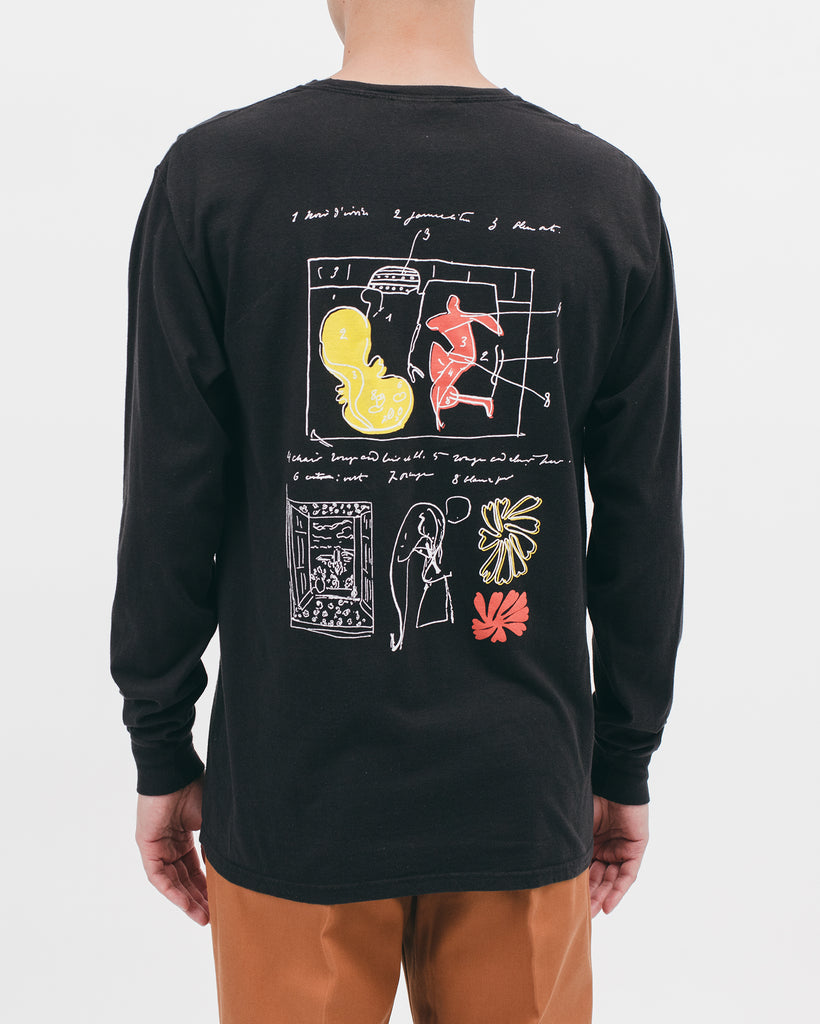 Window Into Tangier L/S Tee - Black - [product _vendor]