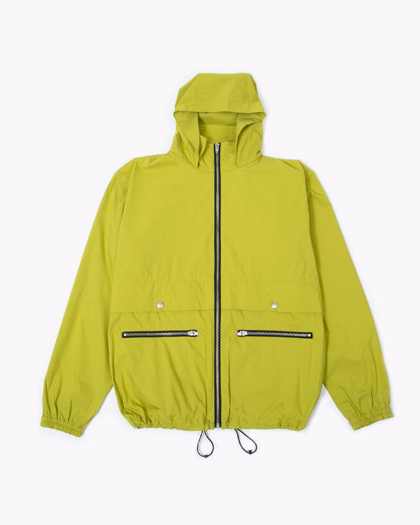 Zip Hooded Jacket - Chartreuse