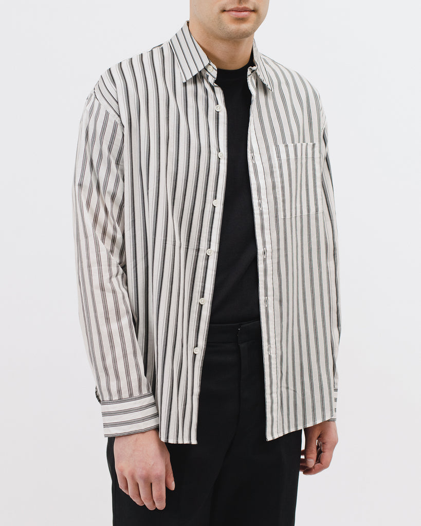 Stripe LS Shirt - Grey Stripe - [product _vendor]