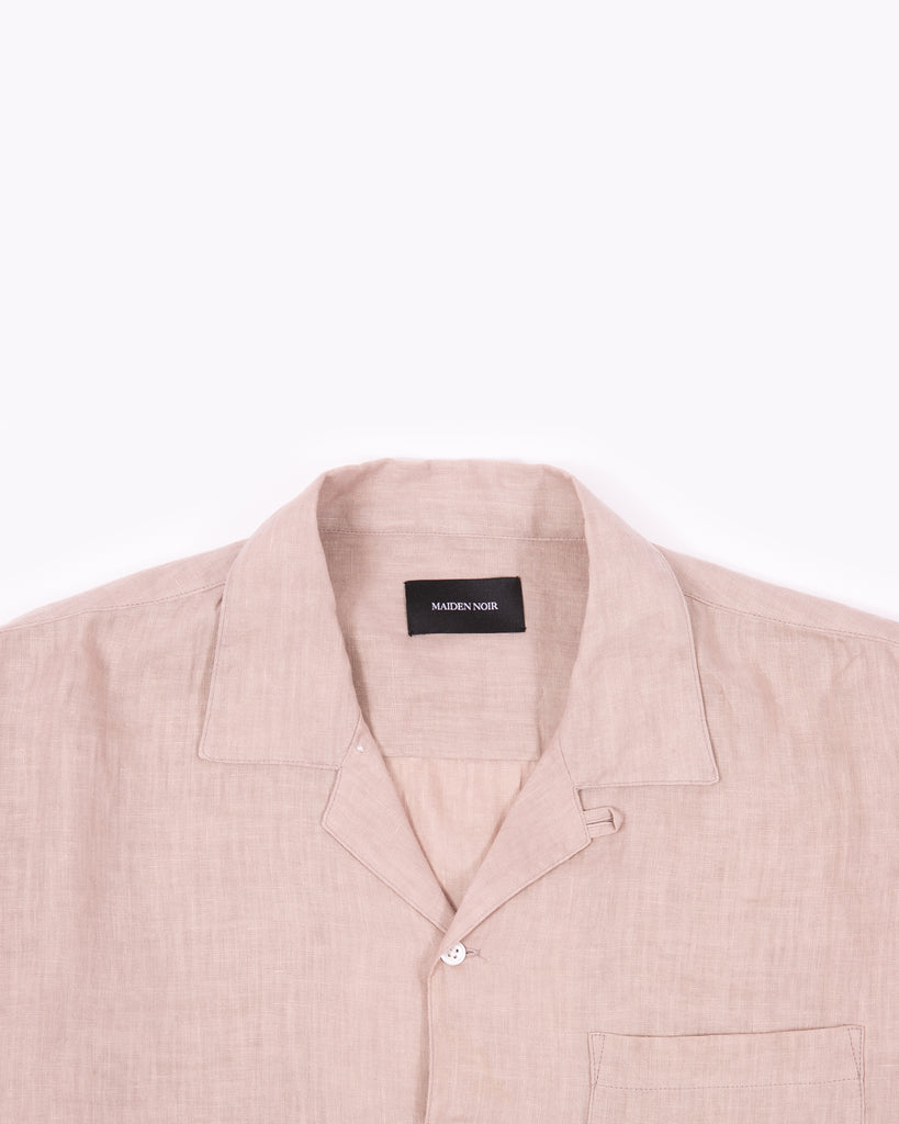 Linen LS Shirt - Villa Pink W