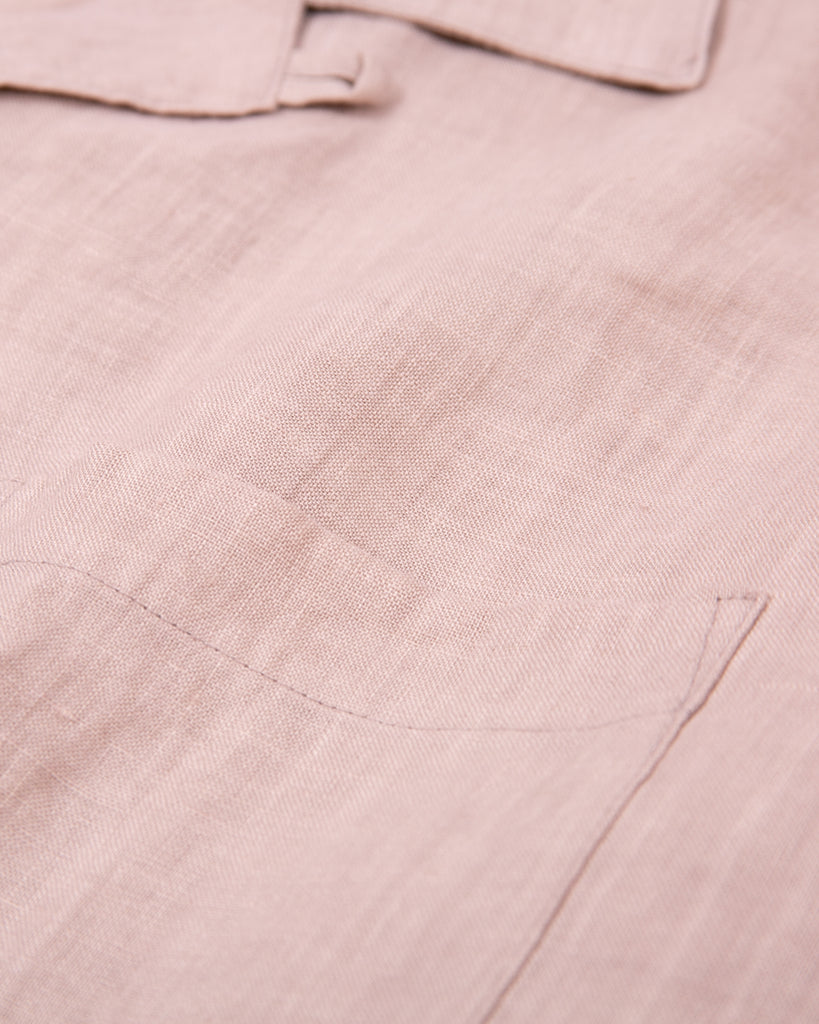 Linen LS Shirt - Villa Pink W