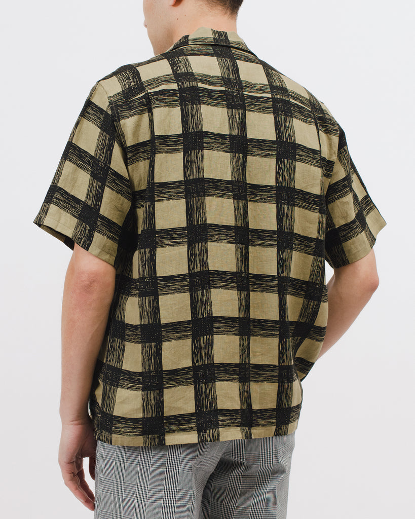 Brush Linen Shirt - Olive - [product _vendor]