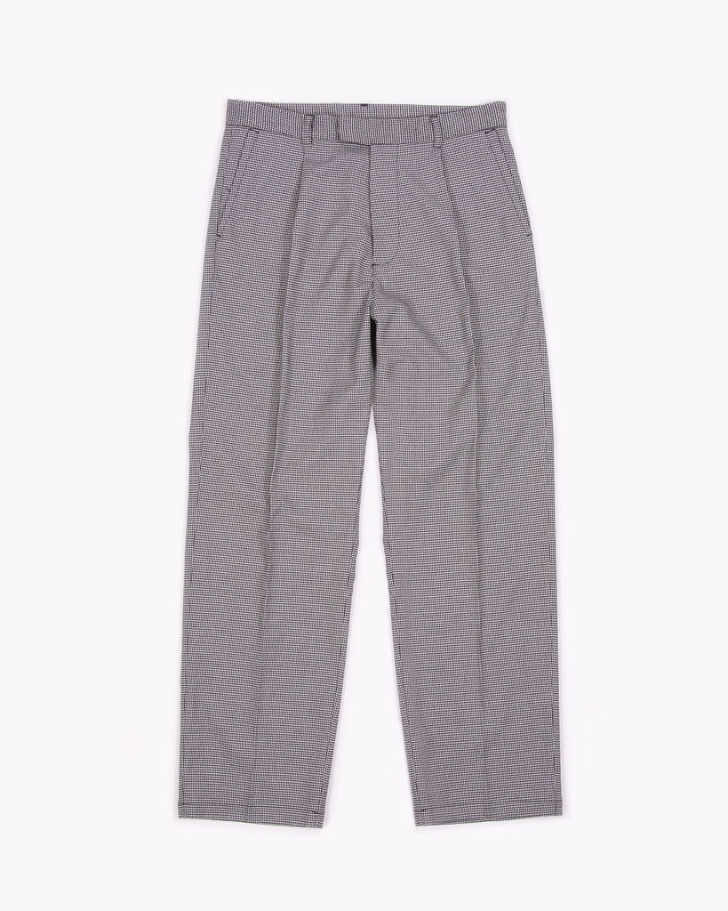 Pleated Suit Trouser - Houndstooth