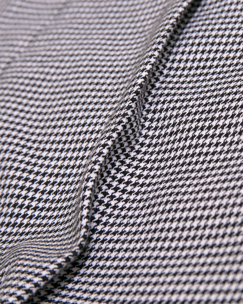 Pleated Suit Trouser - Houndstooth