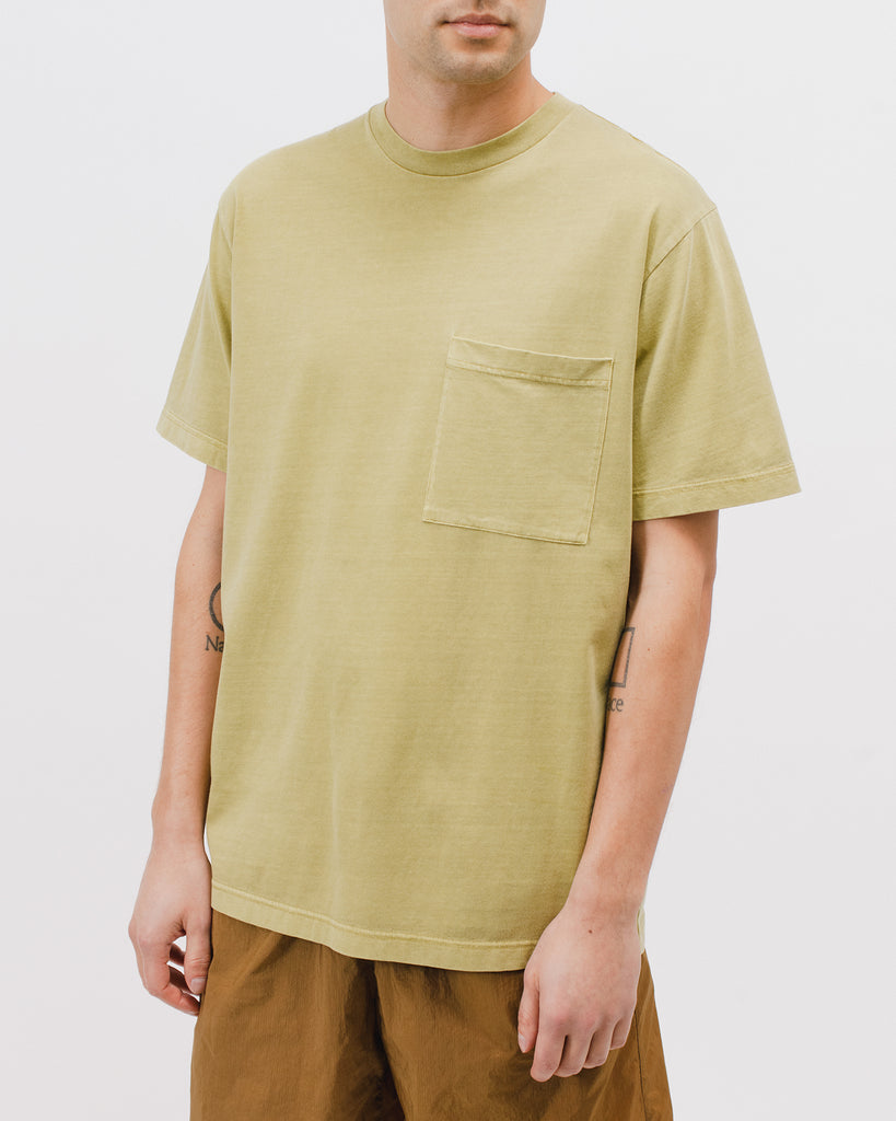 Natural Dyed Block SS Jersey - Moss - [product _vendor]