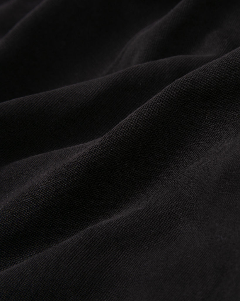 Natural Dyed Fleece Trouser - Black