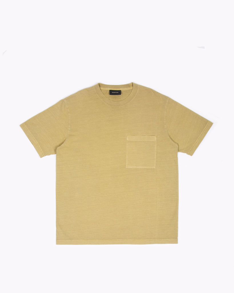 Natural Dyed Block SS Jersey - Moss