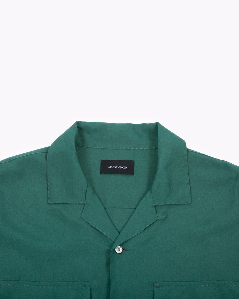 Camp Side LS Rayon Shirt - Evergreen