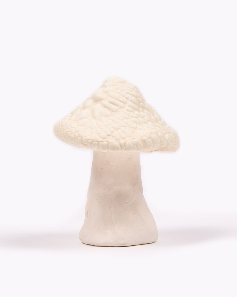 Shroom Ceramic Incense Holder - White Crawl
