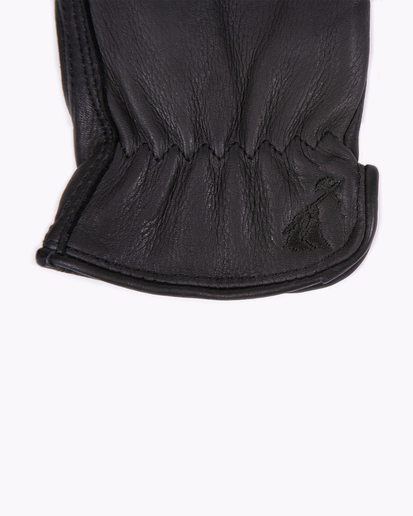 Leather Insulated Gloves - Black